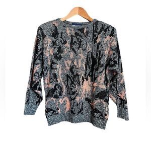 Impromptu vintage sweater with shoulder padding. Size medium